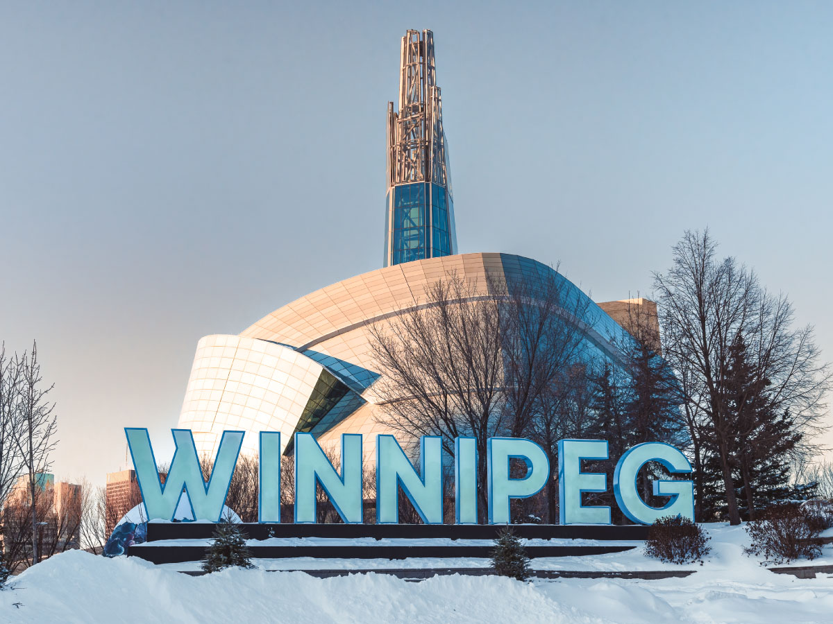 Winter in Winnipeg: A guide for new residents  - The Winnipeg sign at The Forks | Photo by: Non Stop Destination