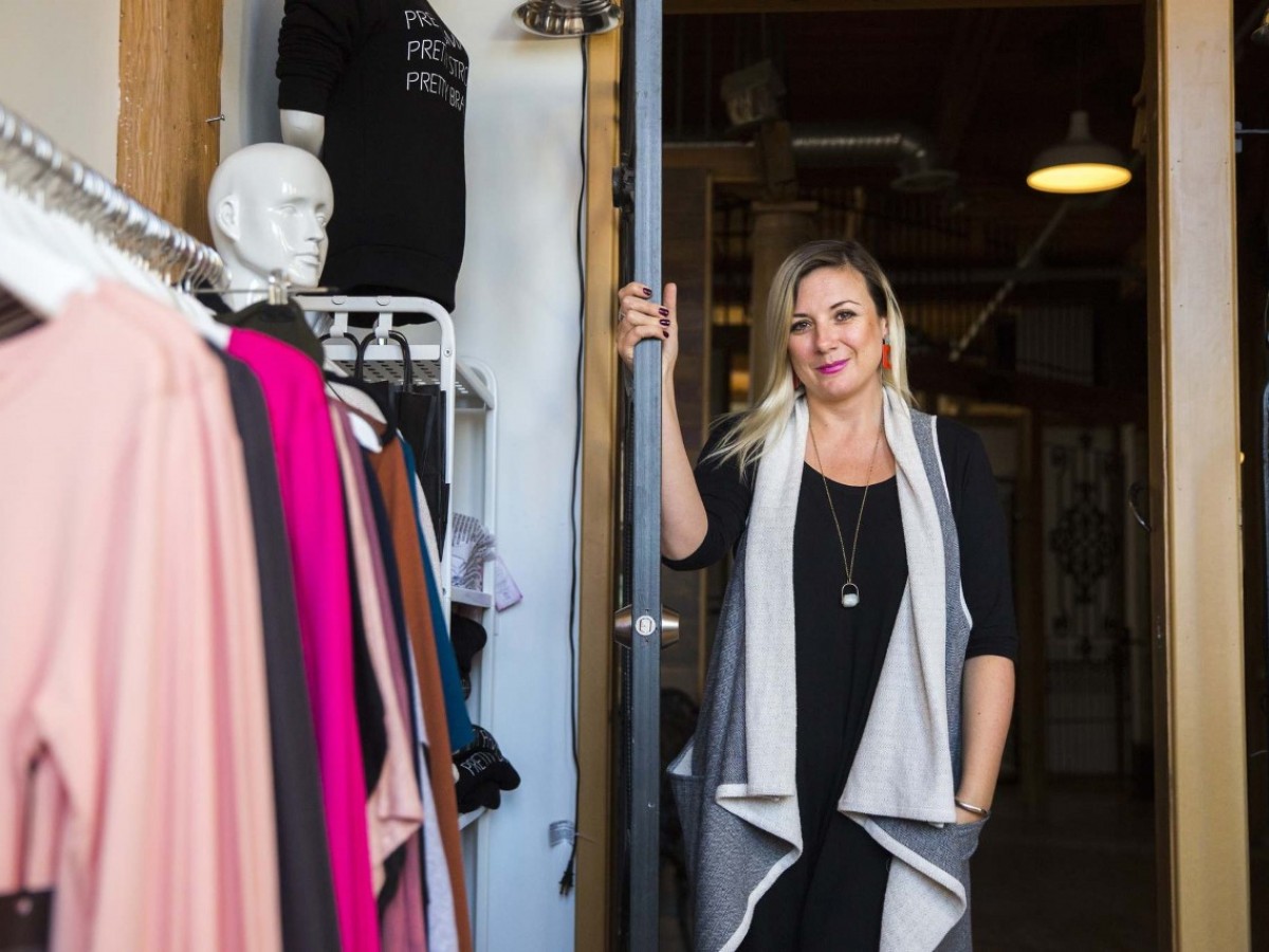 Support is big for small business - Sarah Sue Design's private showroom in the ARTlington art studios (photo: Mikaela Mackenzie)
