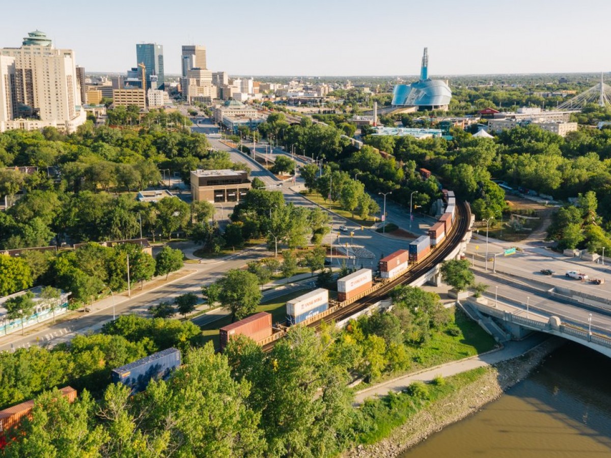 Real leadership: Local businesses stepping up for Winnipeg - Aerial view of Winnipeg | Photo by: Mike Peters