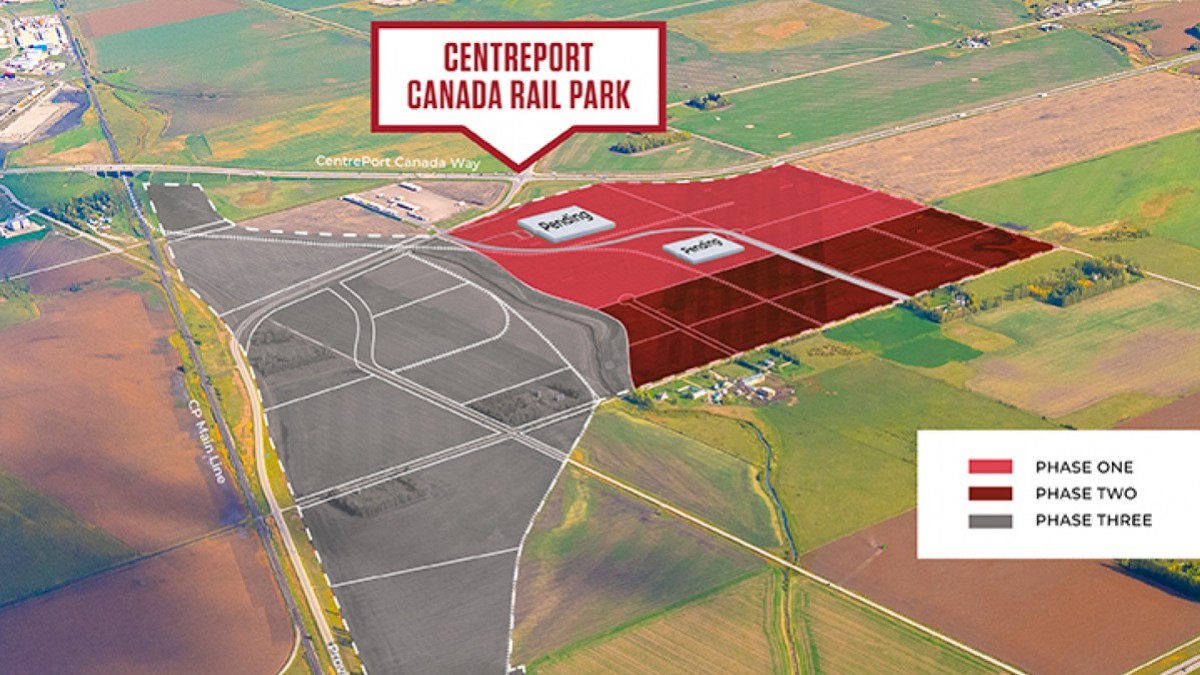 CentrePort Canada Rail Park offers 'tri-modal dream' for companies