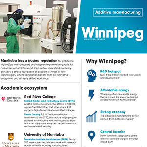 Additive Manufacturing: Invest in Winnipeg